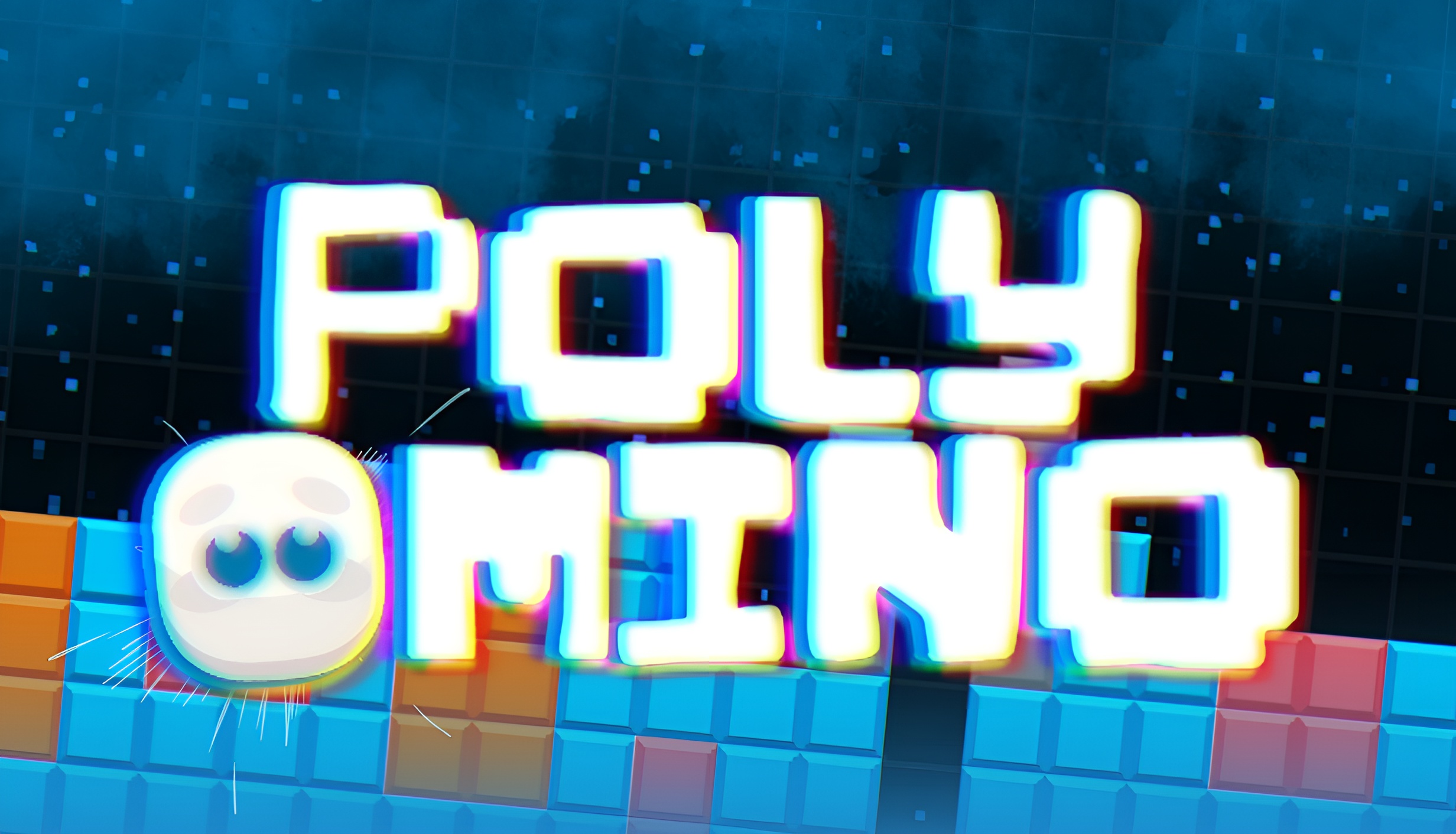 Polyomino logo (horizontal)